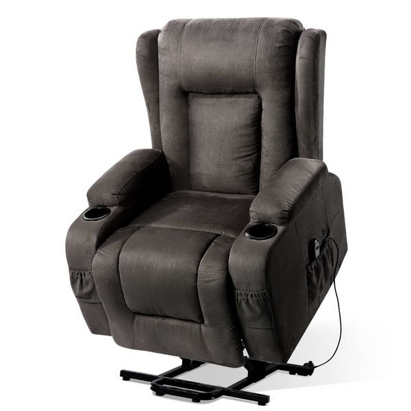 Levede Recliner Chair Electric Lift Chairs Armchair Lounge Fabric